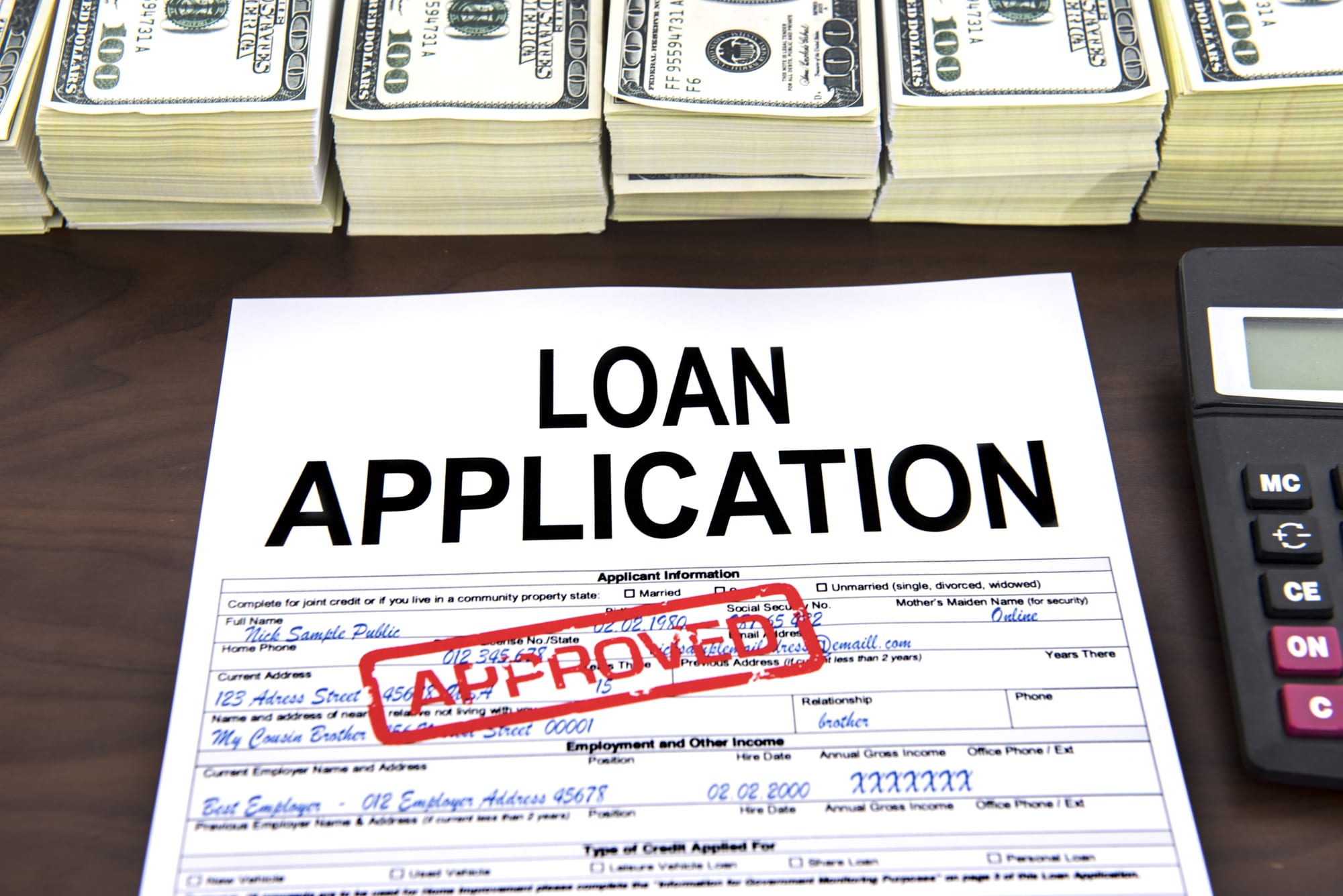 loan application approved